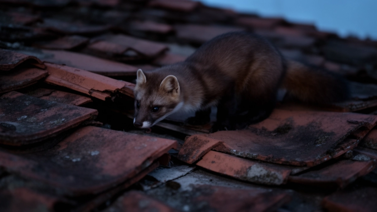 Czy kuna wejdzie pod dachówkę