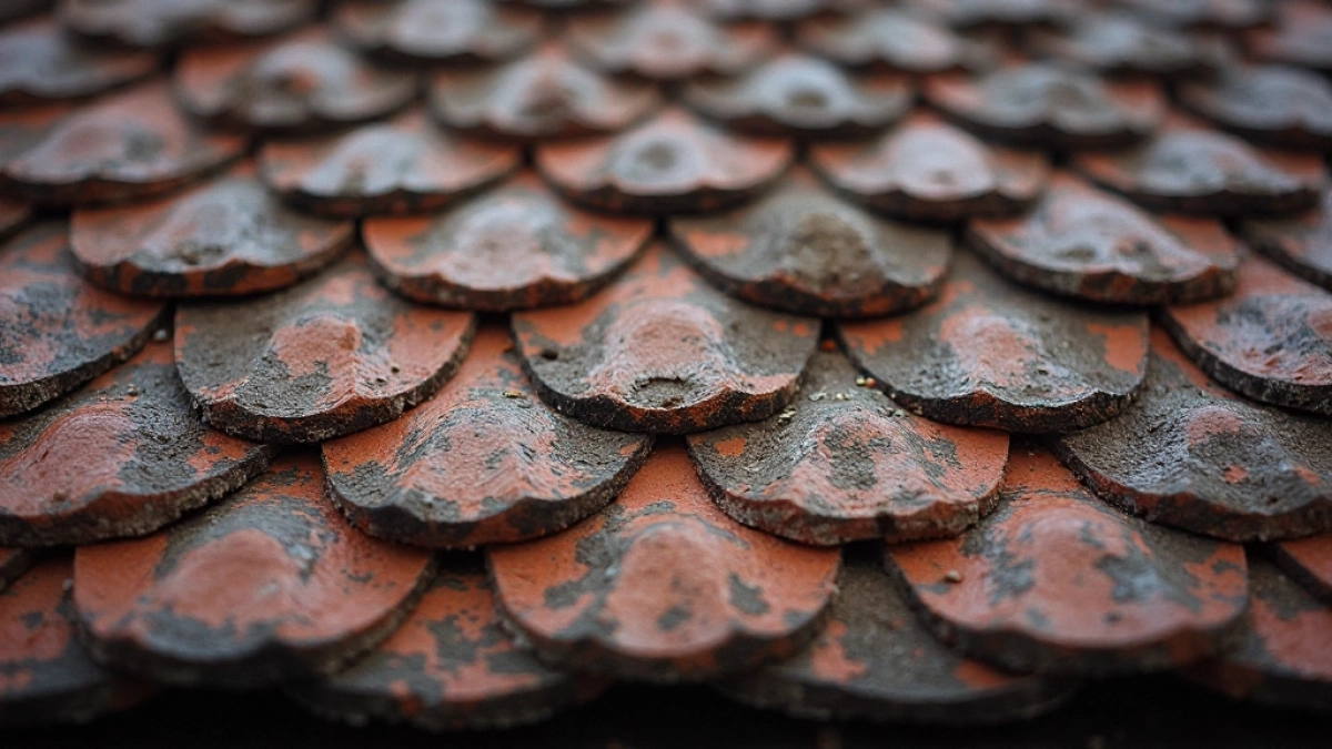 Dachówka karpiówka w łuskę