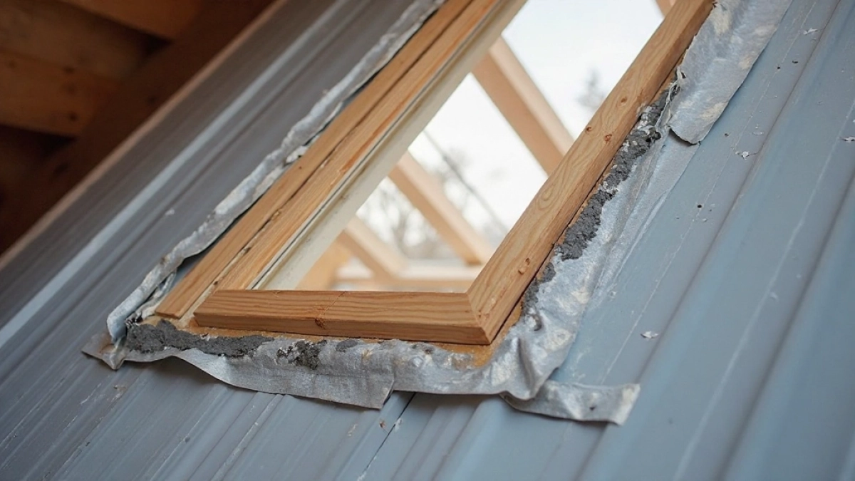 Montaż okna dachowego w blachodachówce