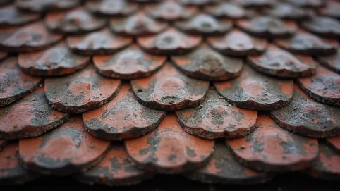 Dachówka karpiówka w łuskę