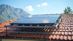 instalacja fotowoltaiczna na dachu pokrytym blachodachówką